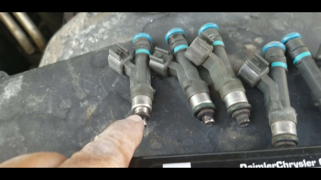 Cambio de Injectores en un Jeep liberty 2004