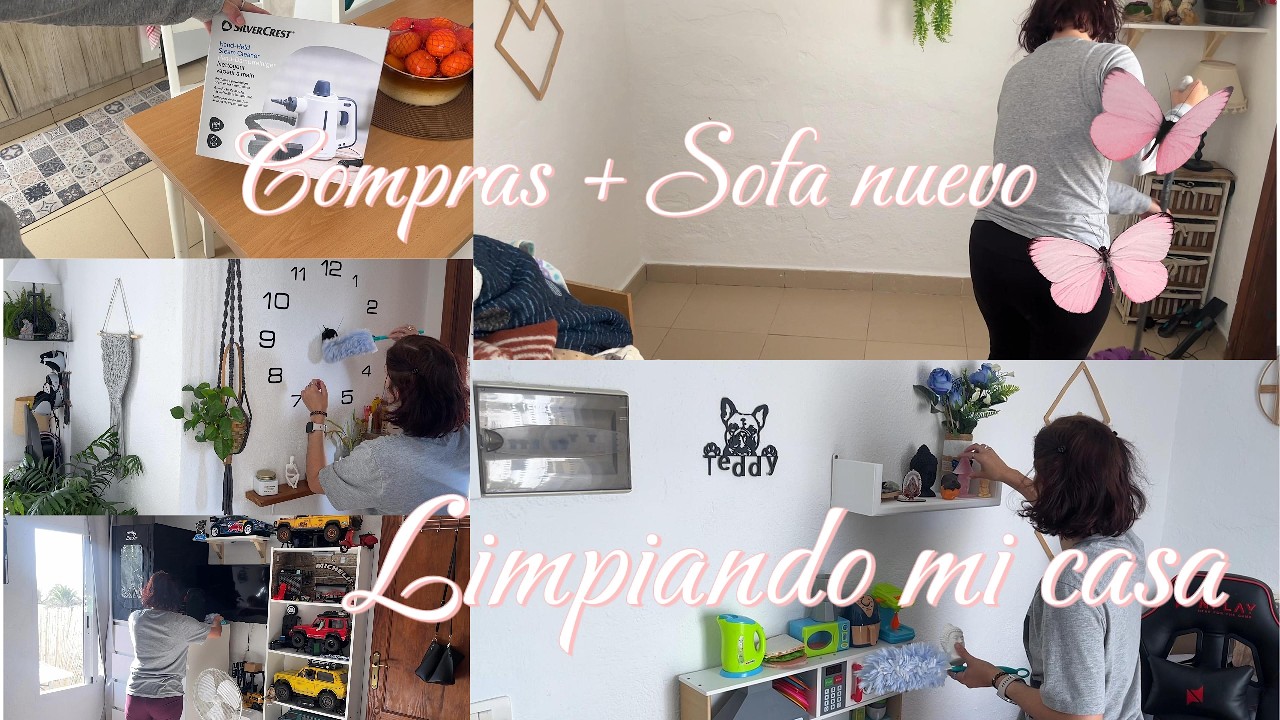 Limpiando mi casa  + Sofa nuevo