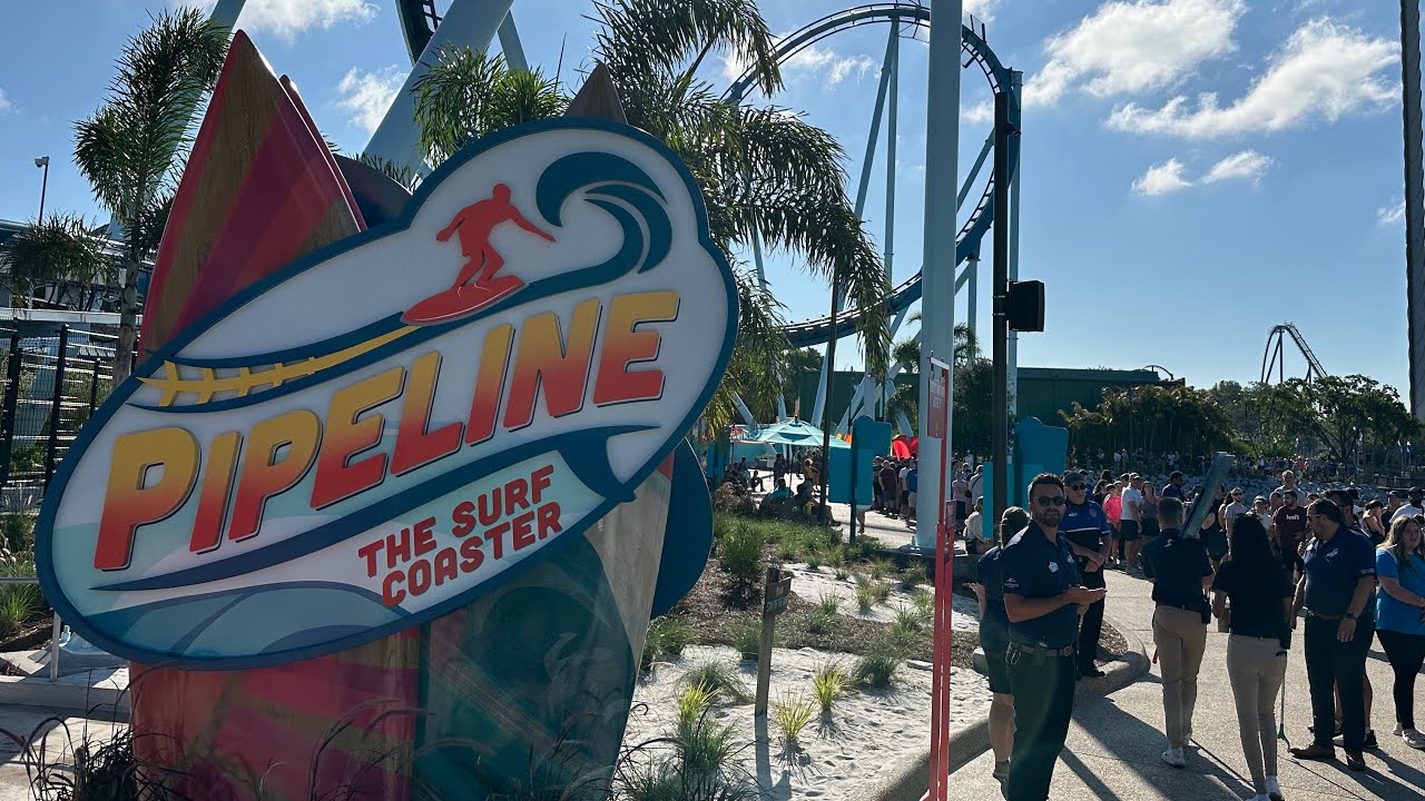 Pipeline: The Surf Coaster Opening and Dedication | SeaWorld Orlando