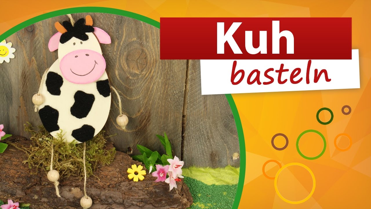 🐮 Kuh basteln mit Kindern - trendmarkt24 DIY Bastelideen