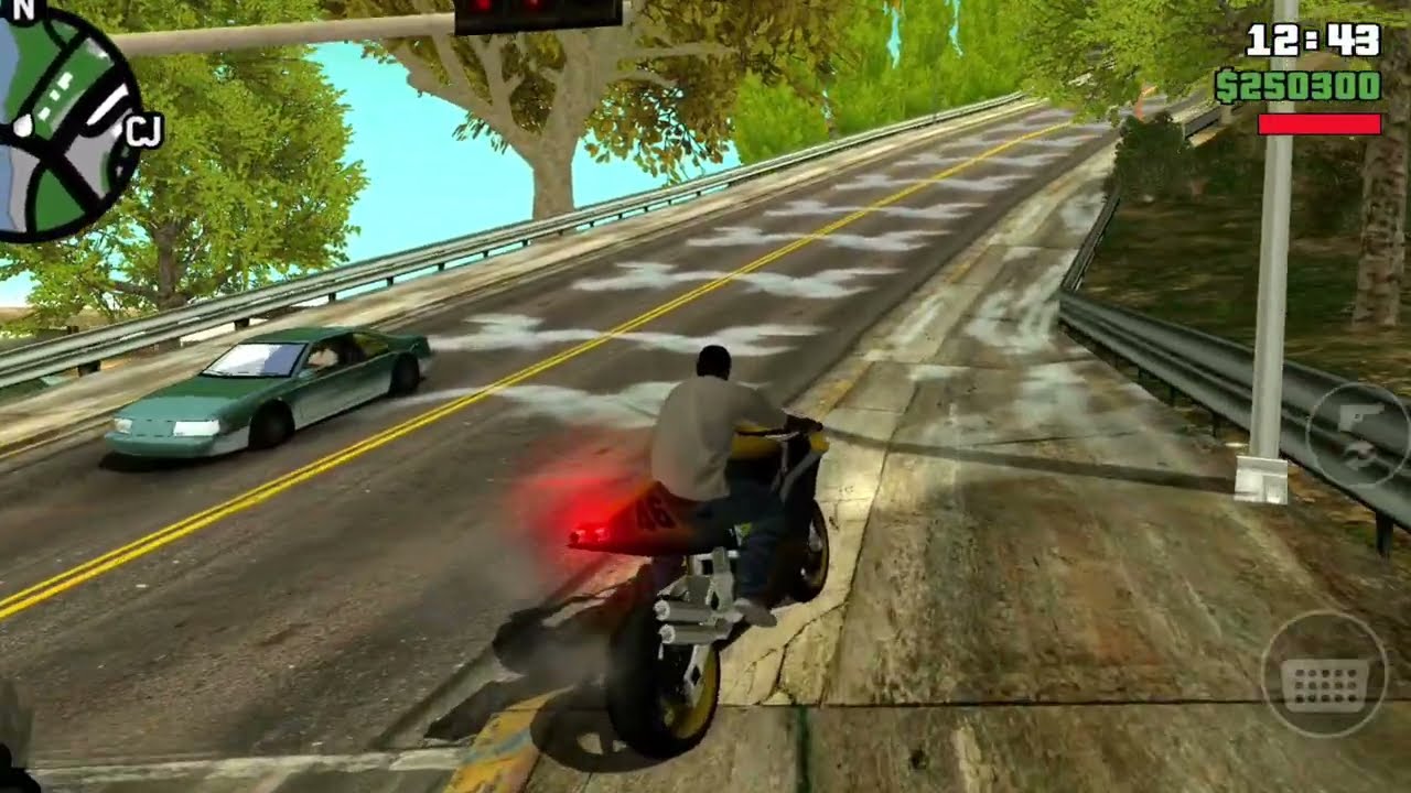 GRAND THEFT AUTO San Andreas Mobile-Gameplay in Android Device 