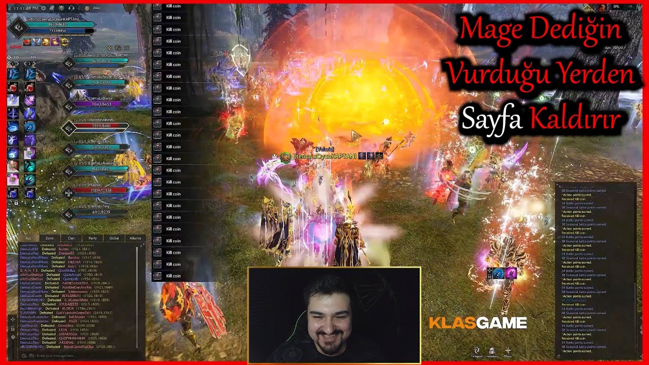 Rise Online IRK Avuçlayan JOB Eternal Mage PK Oyun KAPTANI #riseonline