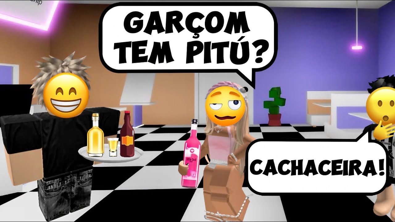 A menina que bebia cachaça escondido e se deu mal - História Roblox