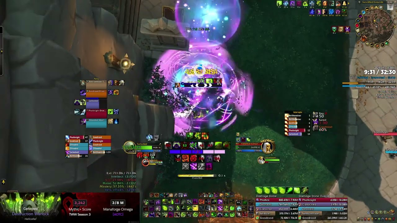 Priory of the Sacred Flame +15  | Destruction Warlock S3