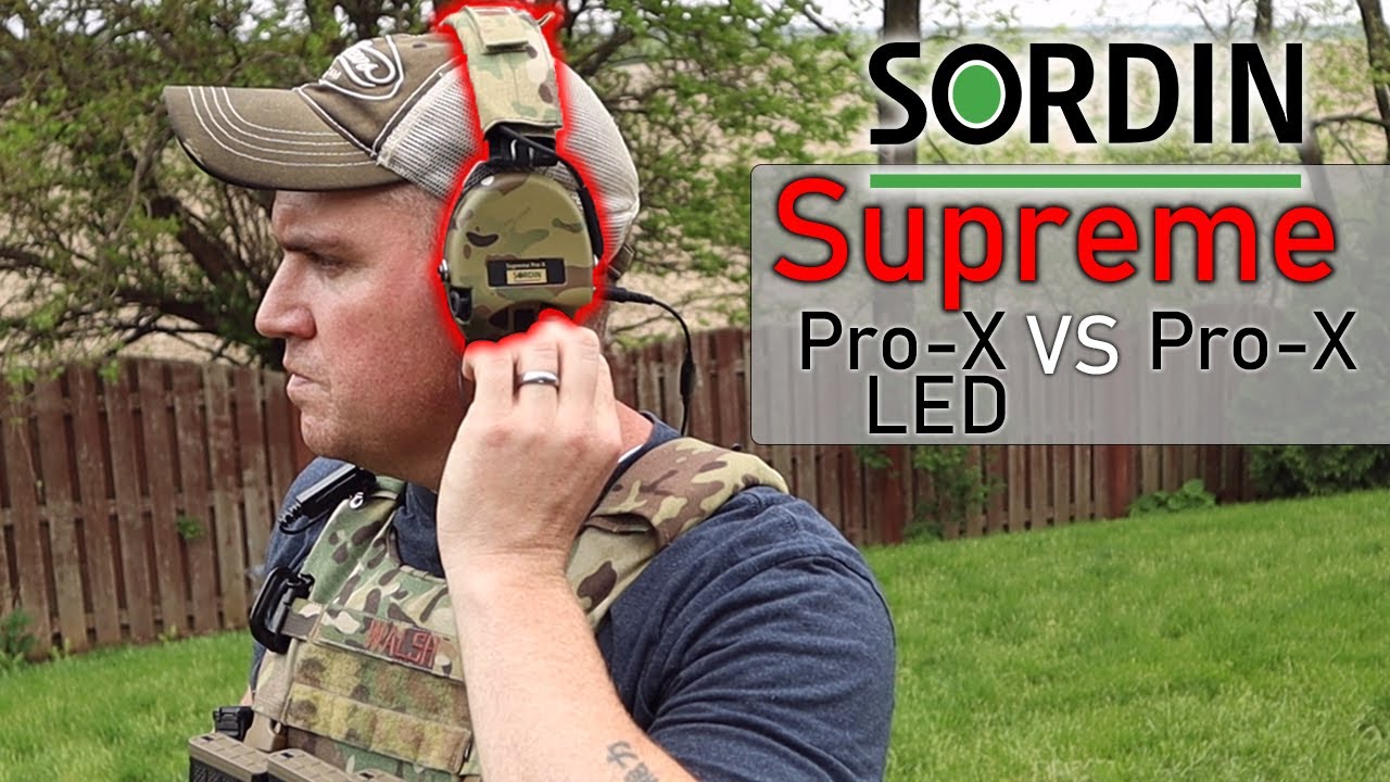 Sordin Supreme Pro-X LED против Sordin Supreme Pro-X: битва лучших