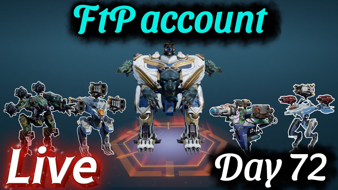 FtP account in War Robots. Day 72