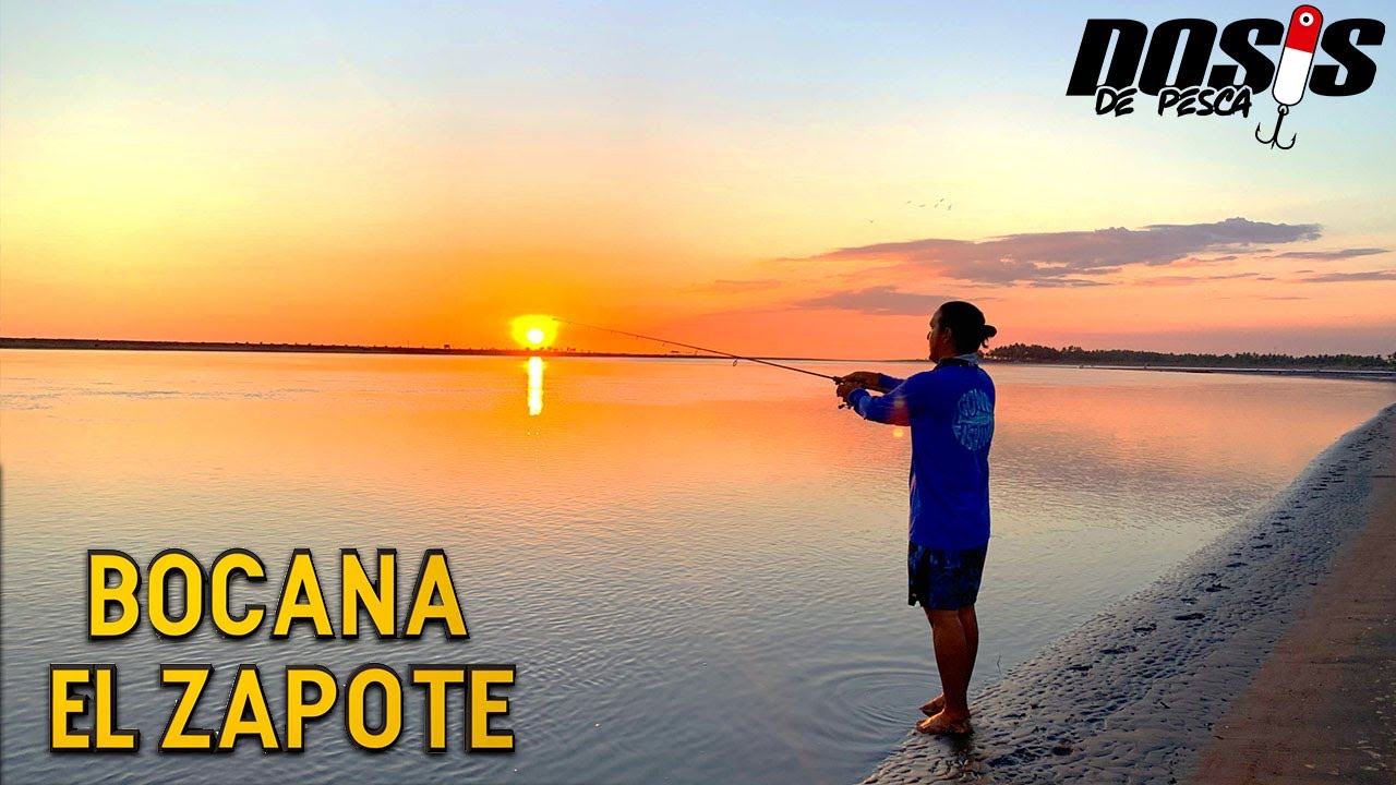 Vamos a Pescar a Bocana El Zapote Barra de Santiago