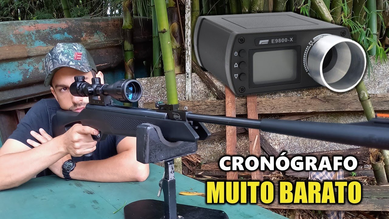 Cron&oacute;grafo Bal&iacute;stico Aliexpress E9800 X, muito barato !!!!