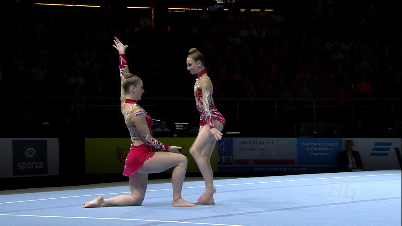 2018 Acrobatic Worlds – Netherlands, Women’s Pair Qualifications