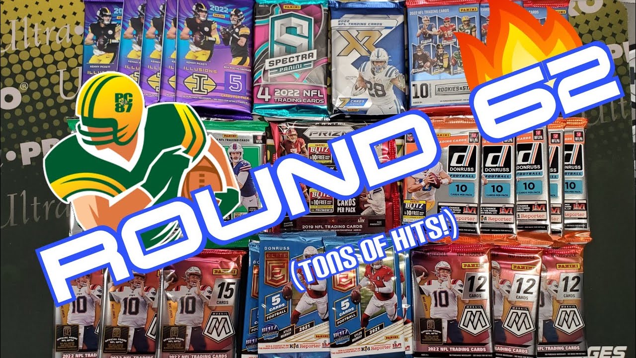Random Football Card Hobby Pack Opening Round 62! Incredible Rip!
