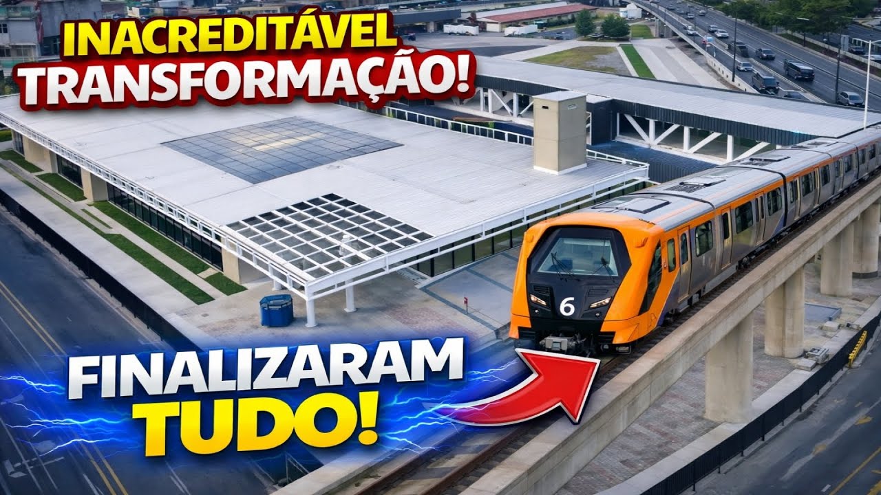 🚨🚇 Estação Santa Marina: Depois de Anos de Obras, Veja Como Ficou