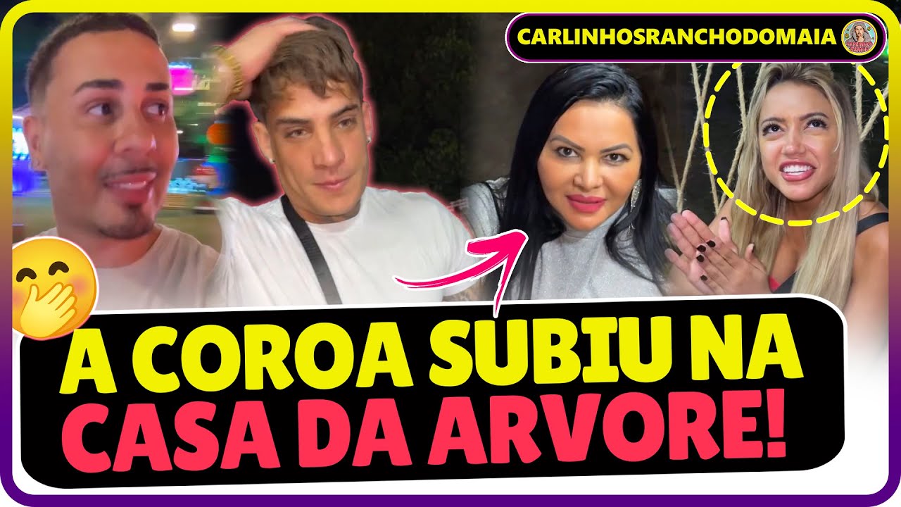 CARLINHOS BOTOU UM COROA NA CASA DA ARVORE E OLHA COMO FICOU O CLIMA