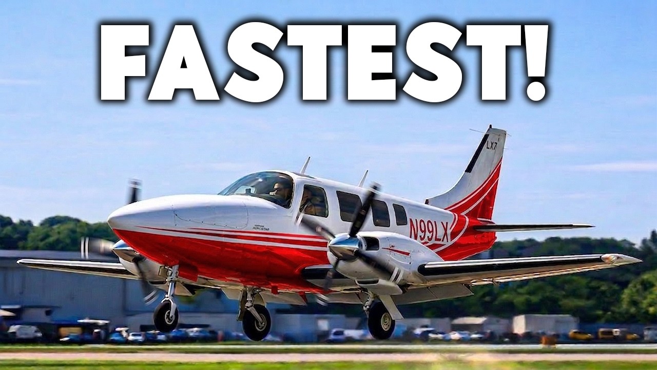 Inside fastest GA twin engine PISTON plane in the world
