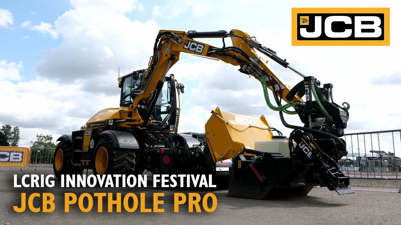 JCB Pothole Pro demonstrates at the LCRIG Innovation Festival