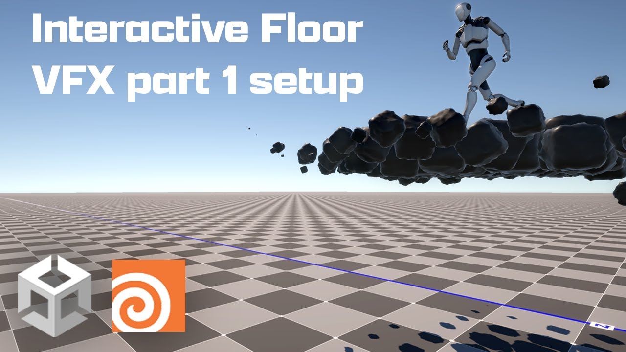Interactive Floor VFX Unity part 1 setup