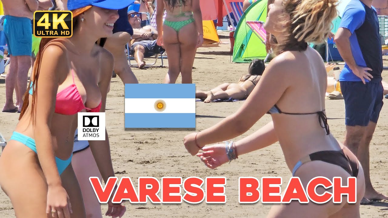 4K BEACH WALK VARESE BEACH in Summer Very Good Day
