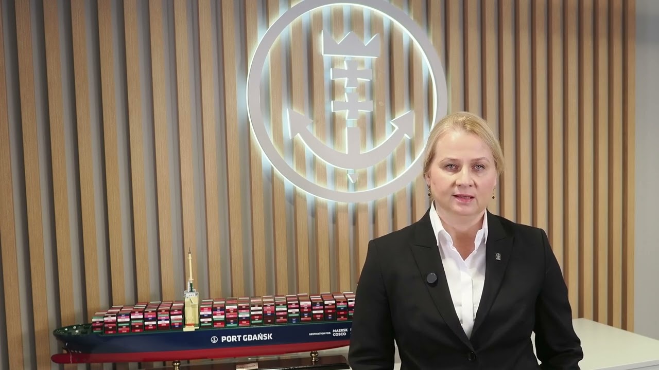 Prezes Portu Gdańsk Dorota Pyć podsumowuje 2025 rok