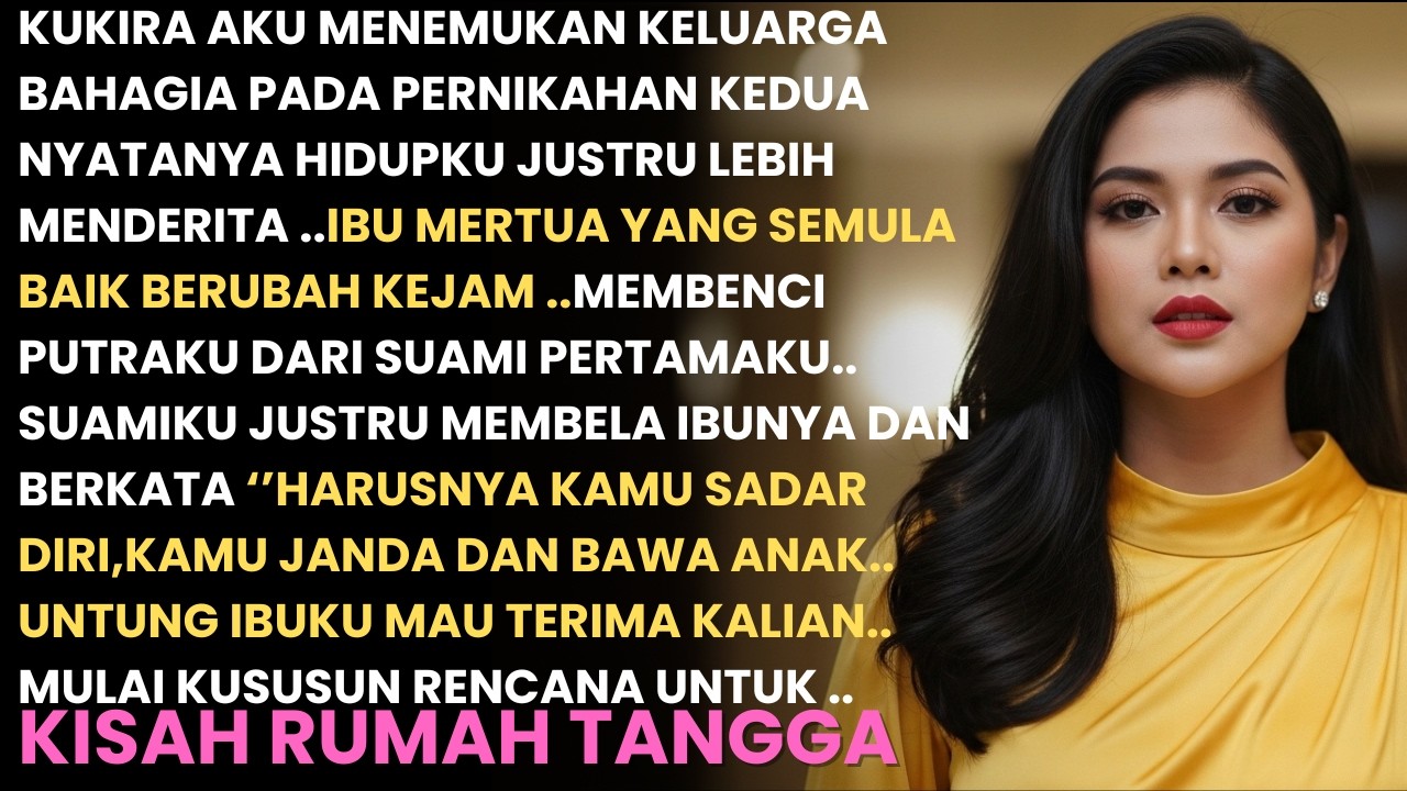 PERNIKAHAN KEDUA BUKAN BAHAGIA MALAH MAKIN MENDERITA ,,MULAI KUSUSUN RENCANA UNTUK ...