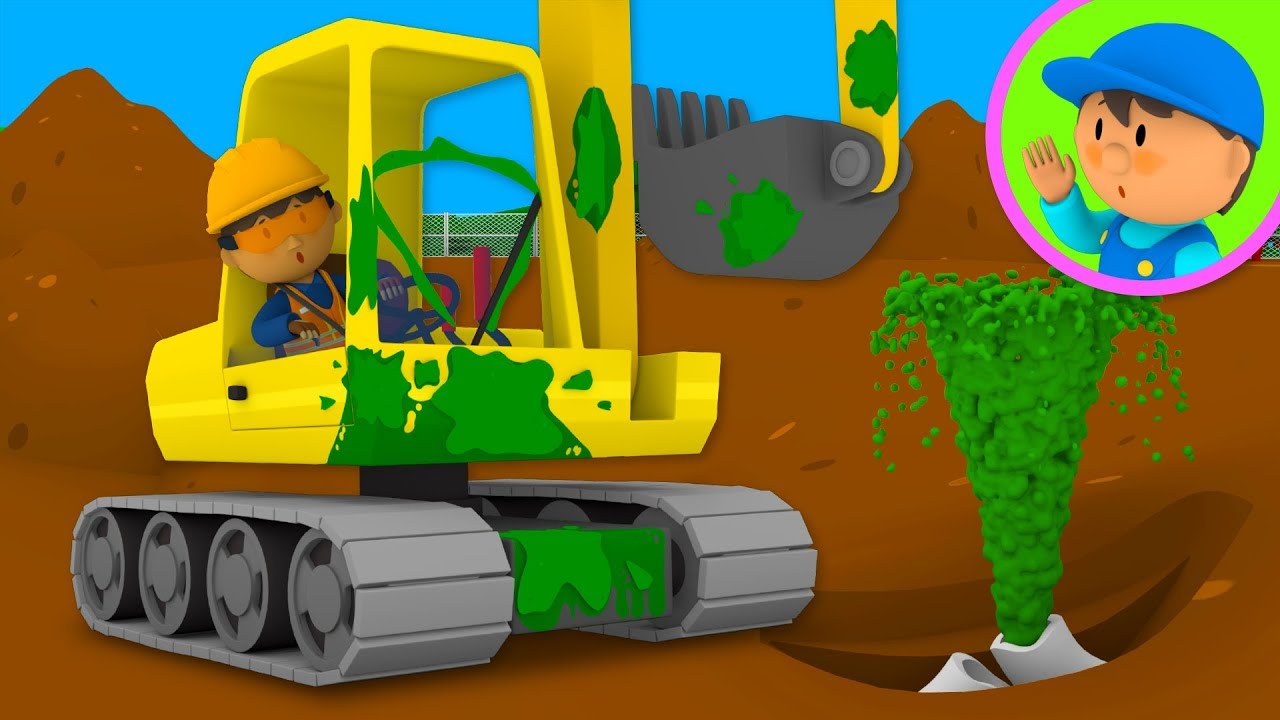 Stinky Digger at the Car Wash | Carl's Car Wash