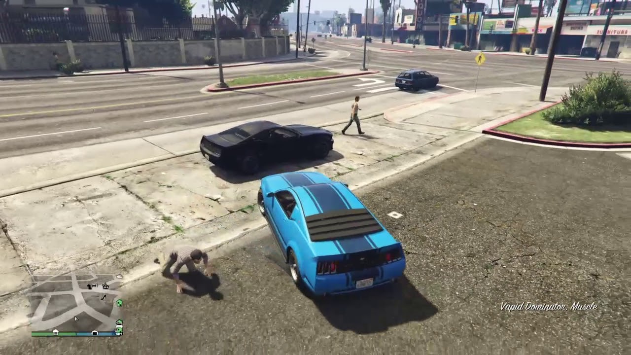 GTA 5 - Spawning Blue Dominator with street Dominator