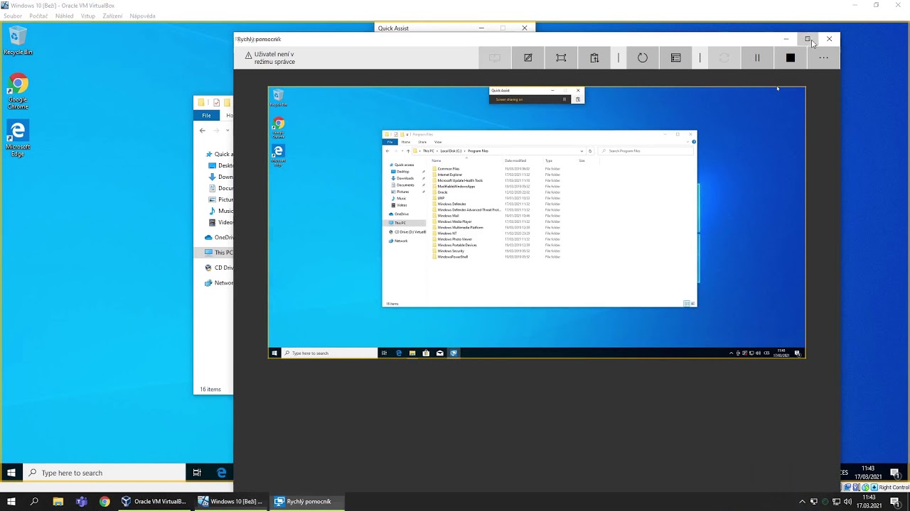 Windows 10 Quick Assist - How to disable secure desktop under admin account through cmd