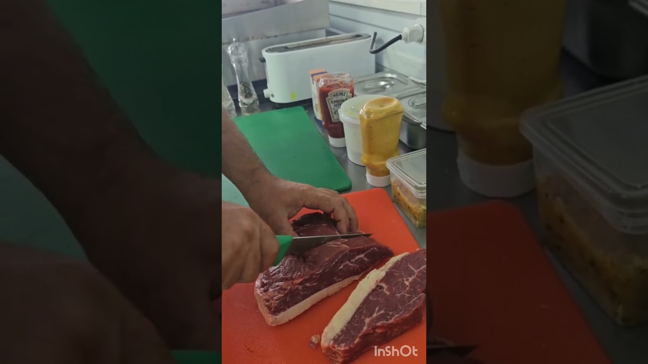 Пиканья разделка на стейки.