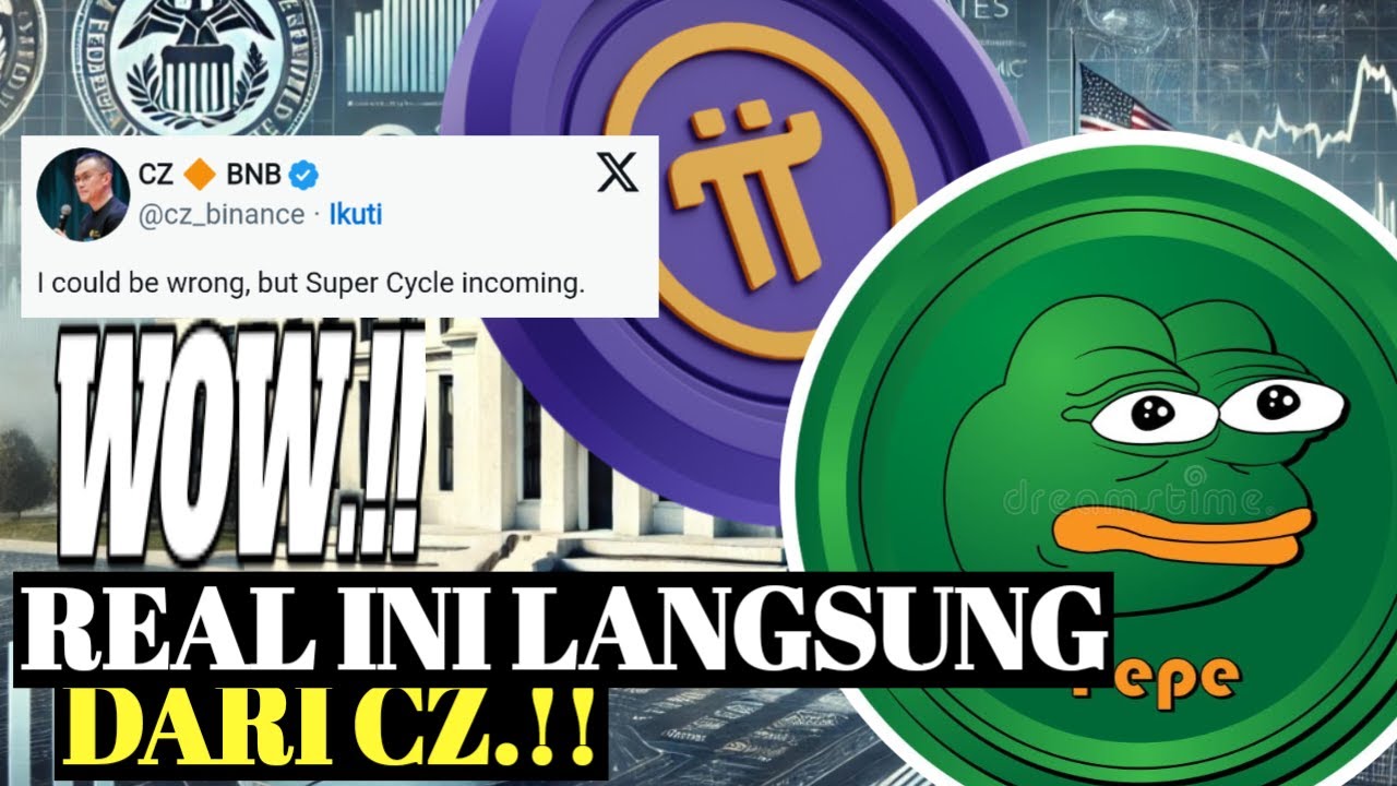 PI NETWORK & PEPE COIN COBA LIAT INI LANGSUNG DARI CZ😱