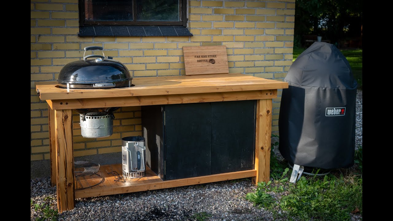 KÆMPE grillbord til kuglegrill og den store pølsefest.