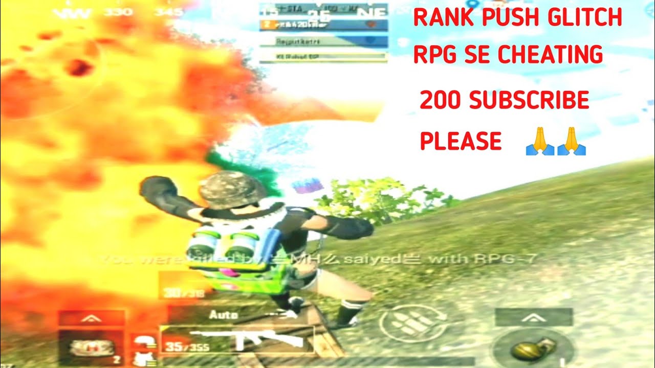 RPG SE HOGA CHICKEN DINNER NEW RANK PUSH TRICK 😂 RPG