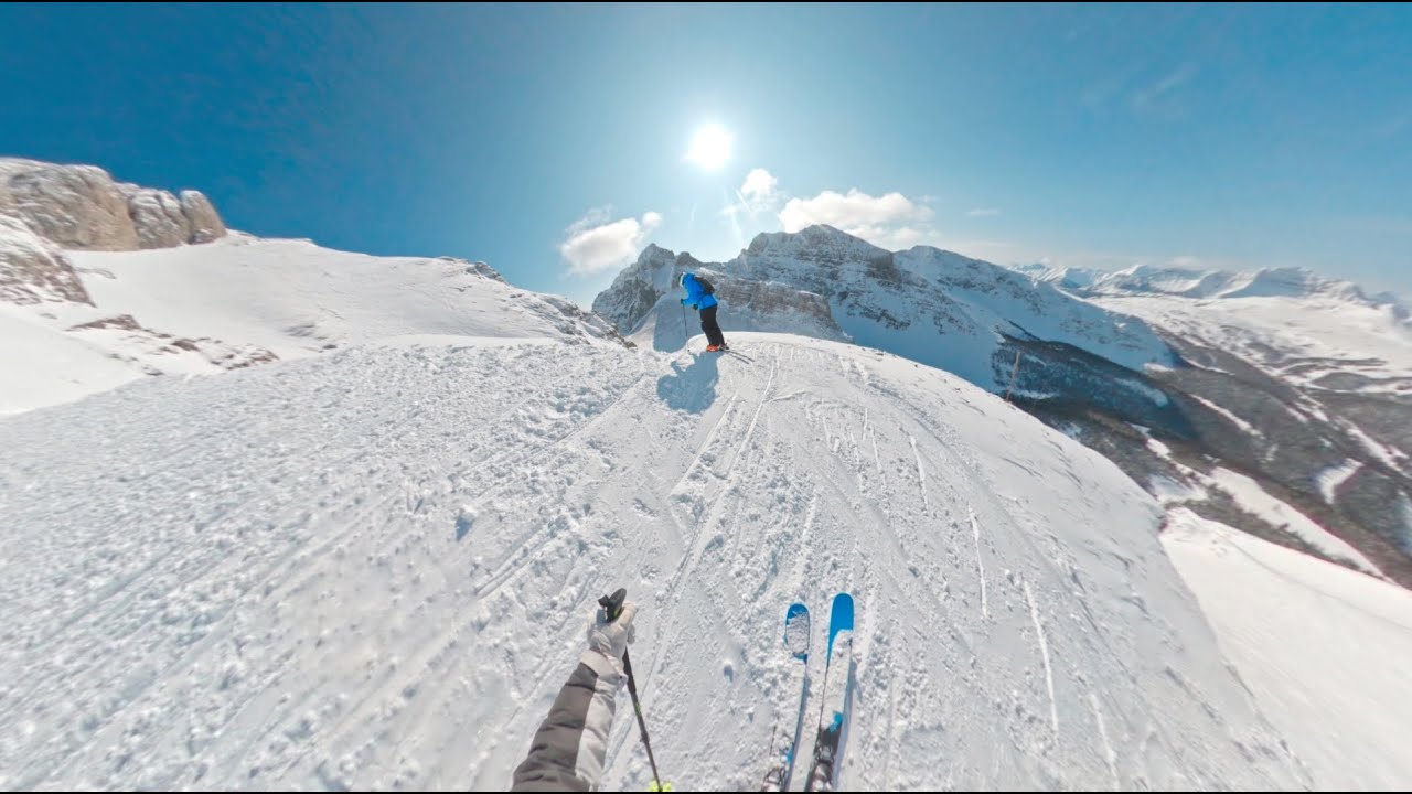 FIRST TIME SKIING at LAKE LOUISE and SUNSHINE VILLAGE
