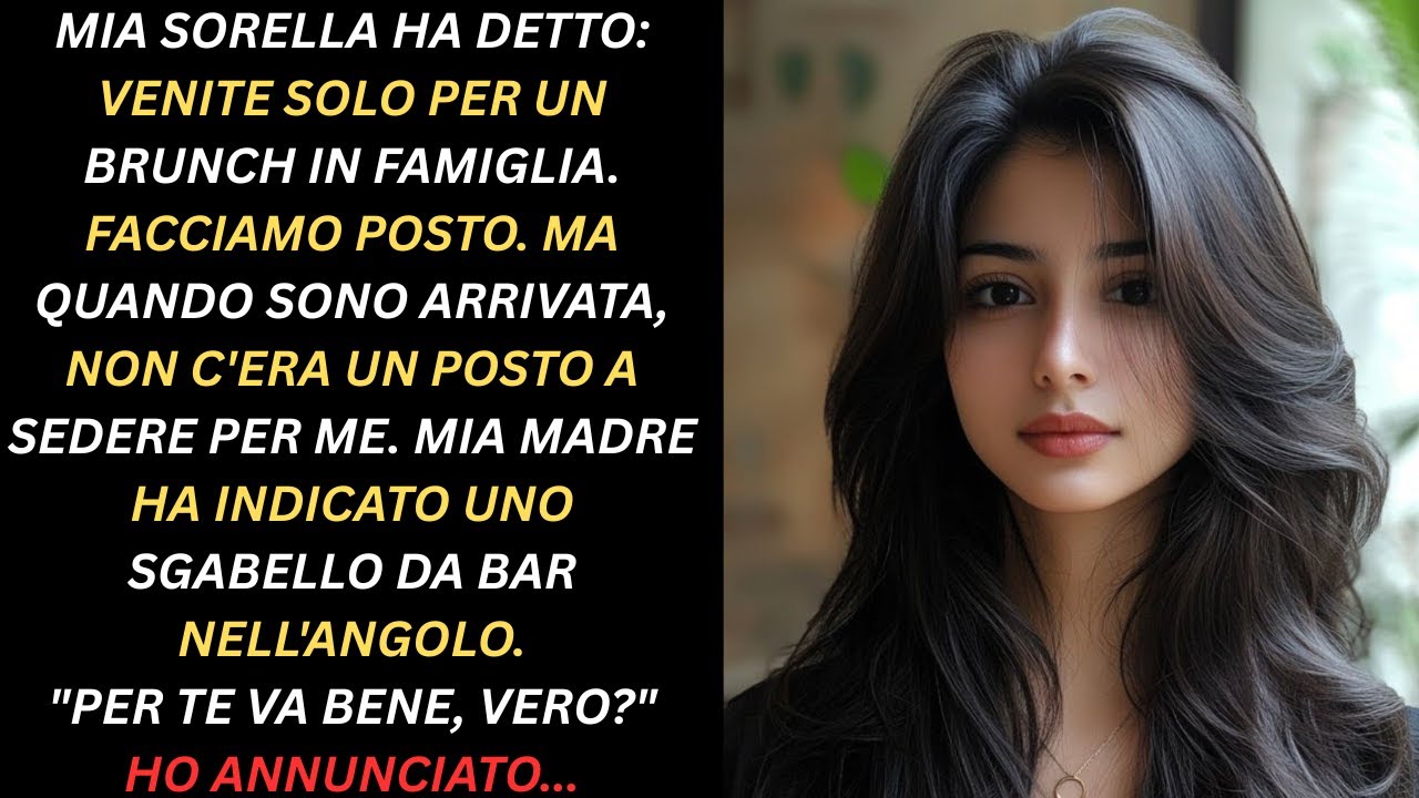 Mia sorella disse: “Vieni solo per un brunch di famiglia”… ma poi è successo questo
