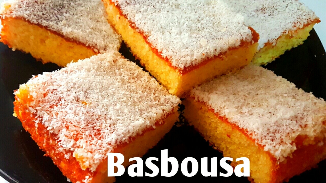 Basbousa super fácil [bizcocho de sémola]