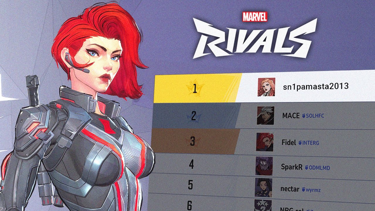 Игрок ранга 1 за Черную Вдову