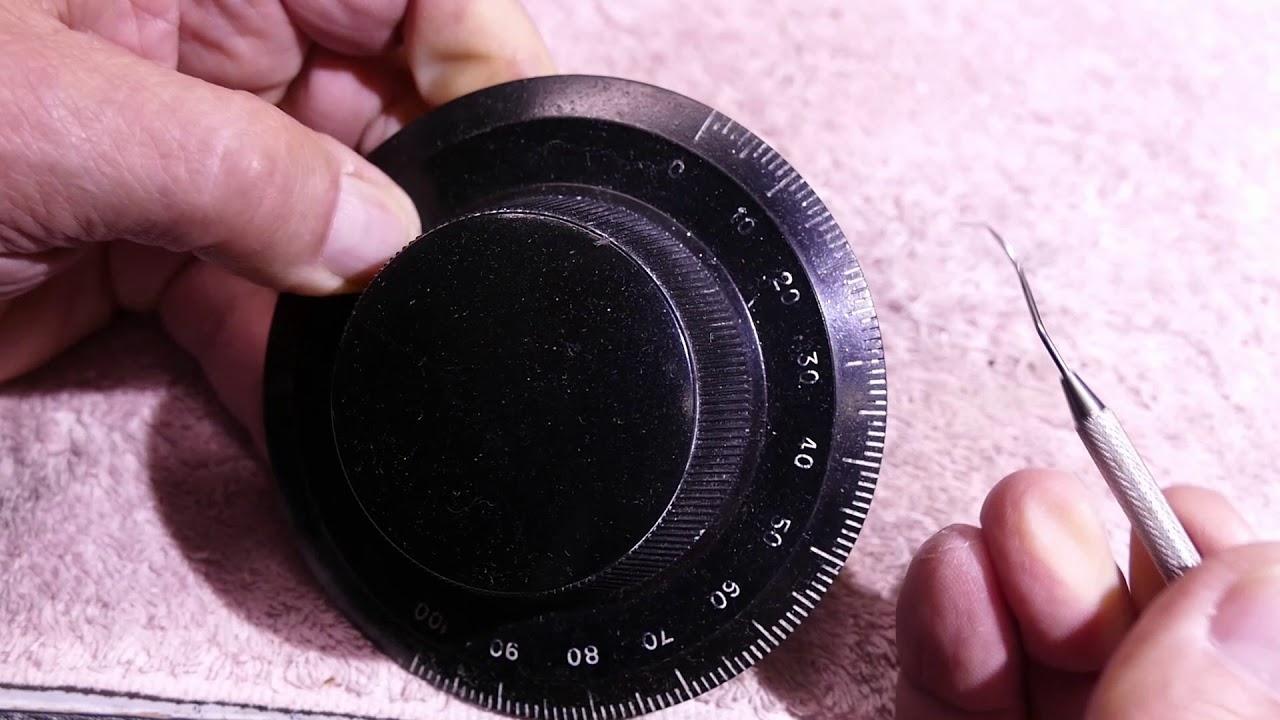 How to do Paint fill in vintage radio knobs & other similar items.
