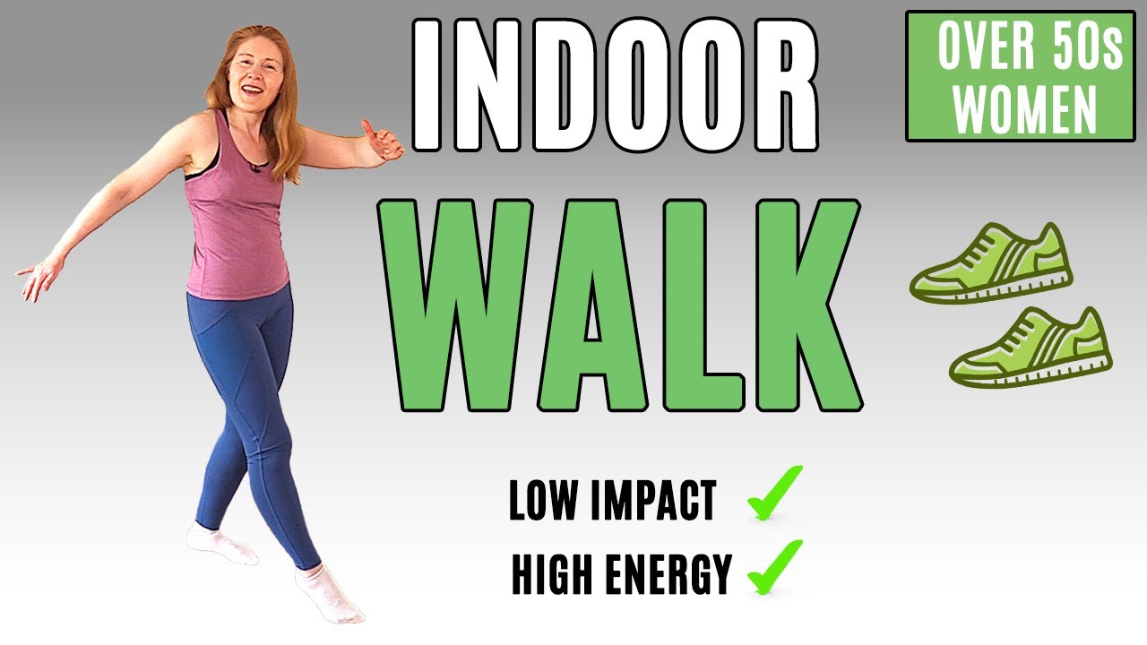 LOW IMPACT ENERGETIC INDOOR WALKING WORKOUT for Women Over 50 | Lively Ladies