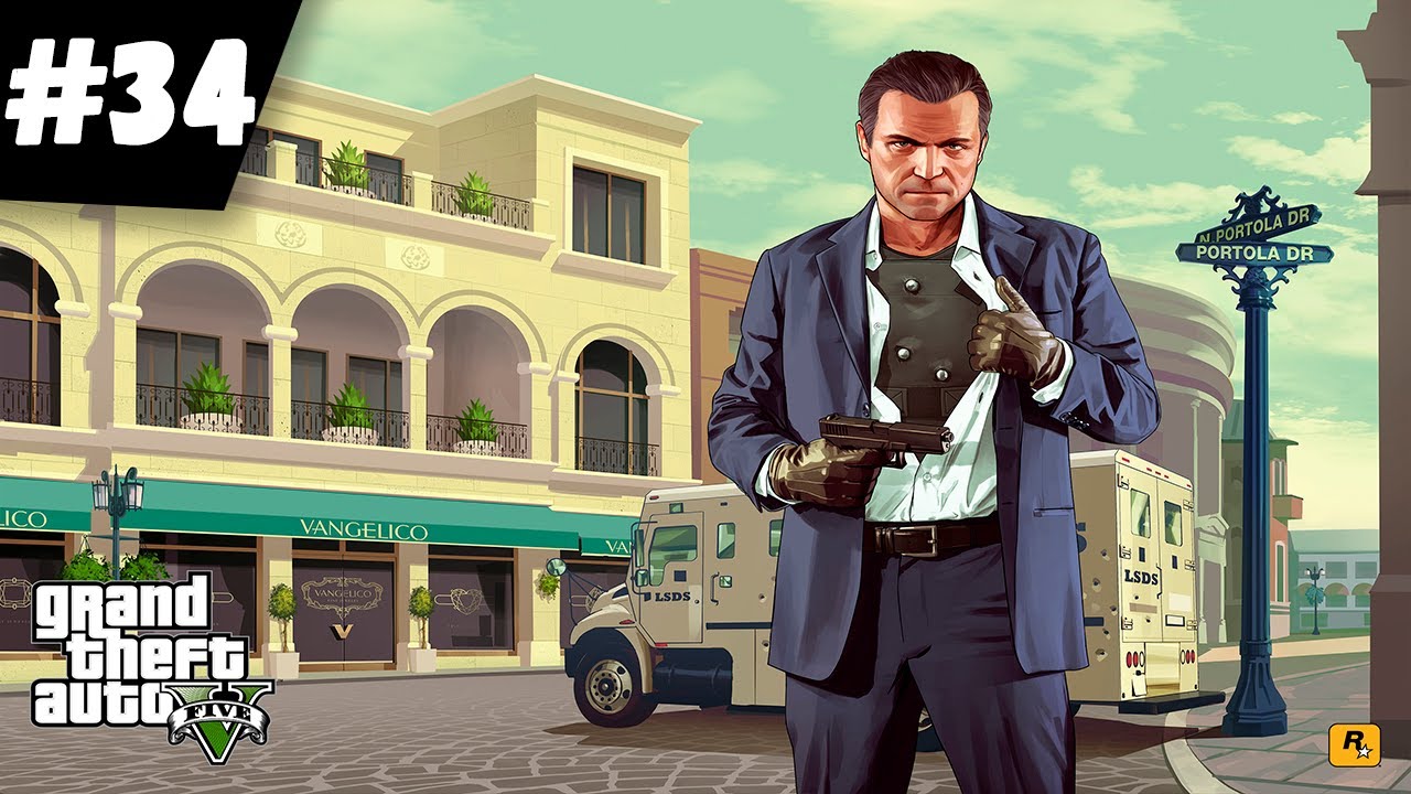 Прохождение Grand Theft Auto V (GTA 5) — Часть 34: Ограбление 