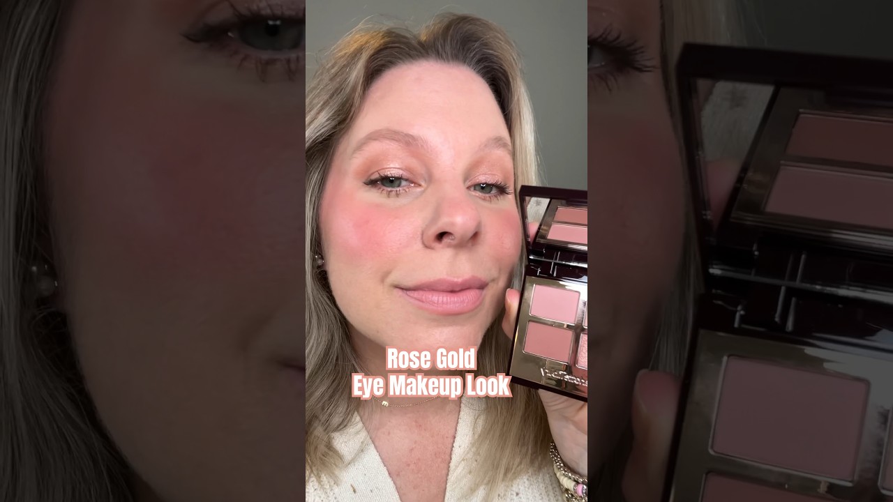 Rose Gold Eye Makeup Tutorial