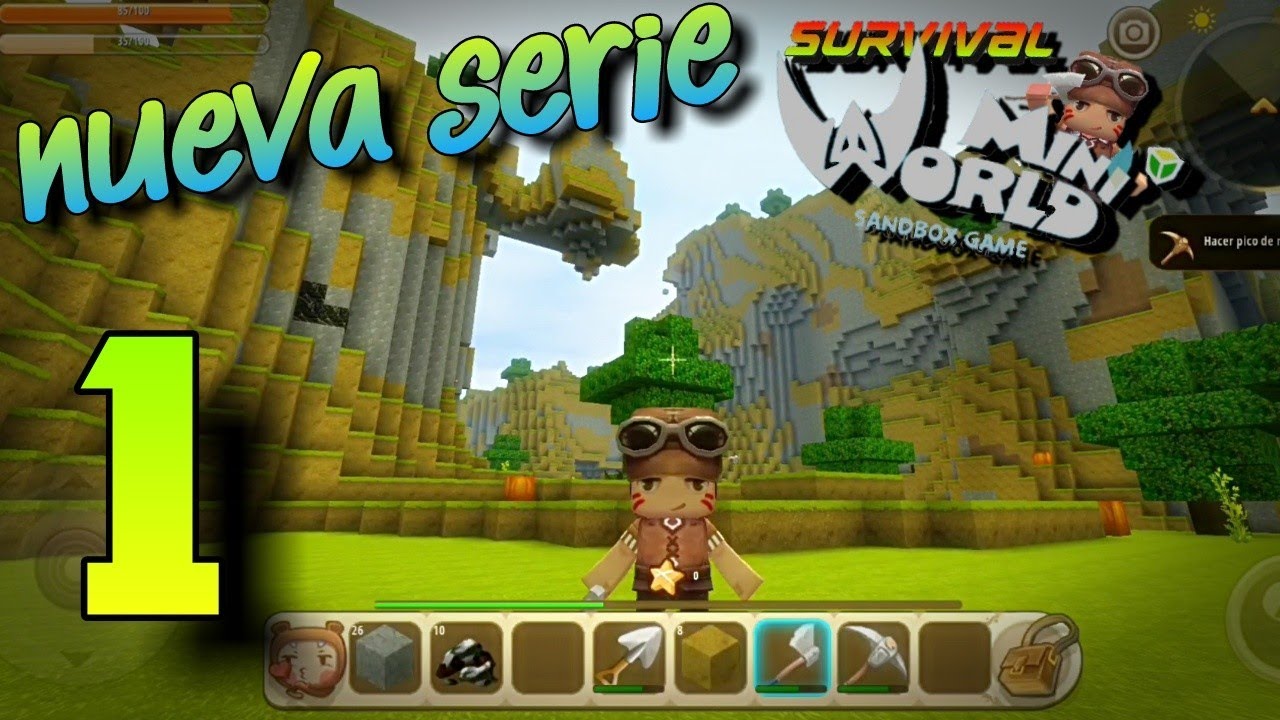 Nueva serie survival mini world capitulo 1 en { español } 😁😁😁