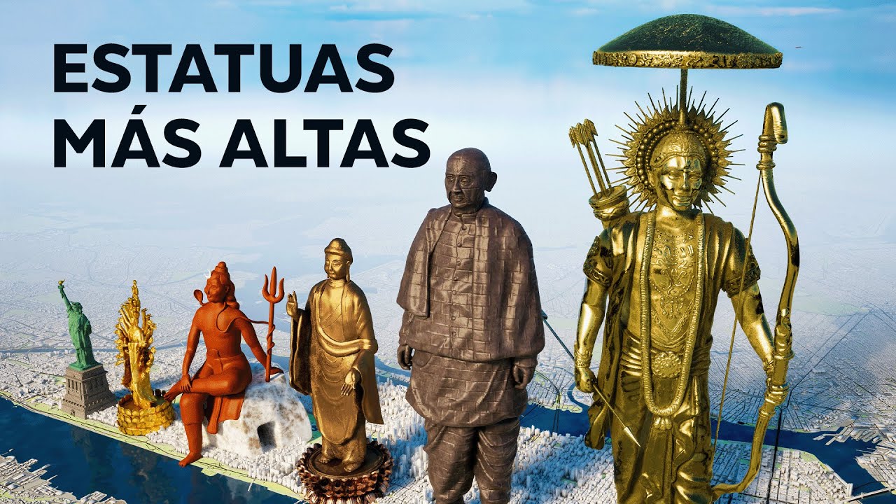 Las estatuas más altas del mundo (comparación 3D)