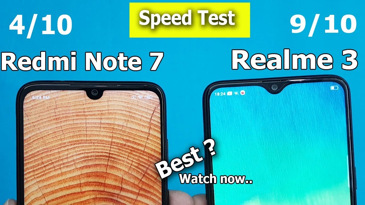 Redmi Note 7 Vs Realme 3 Speed Test || Antutu Benchmark Scores || Rs10999 vs Rs11999