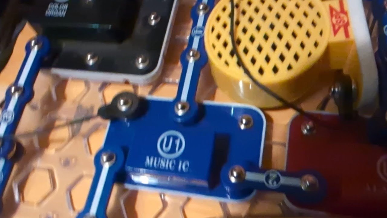 Snap Circuits vibration-activated alarm