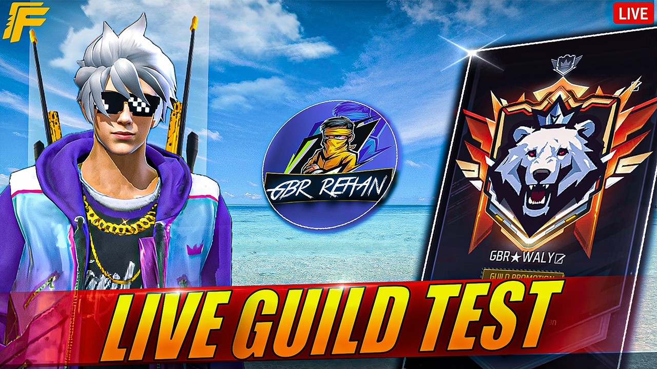 🔴Live Guild Test | GBR Rehan #freefire #gbrrehan #guildtest