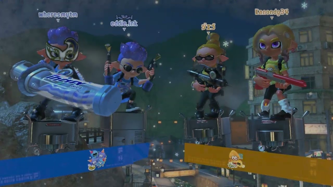Splatoon 3 FrostyFest 2026 Day 2 Tricolor (Team Friends ft @lookofamazement )