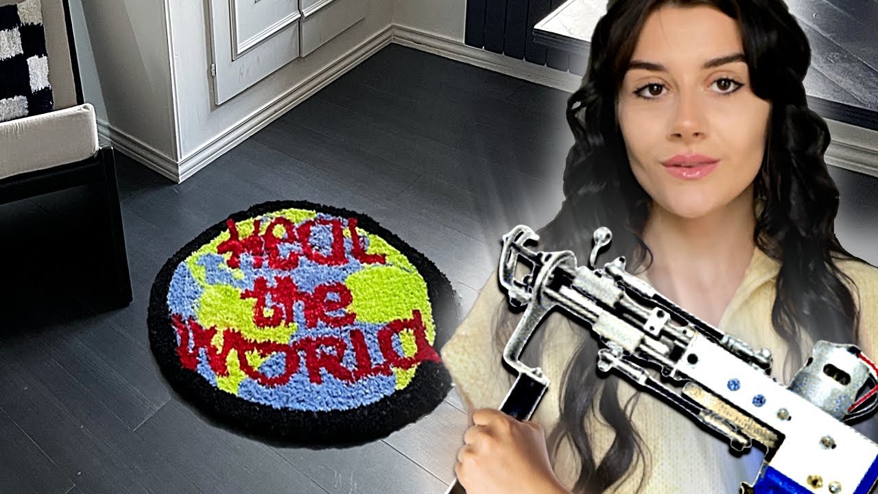J'AI CRÉÉ UN TAPIS AVEC UN TUFTING GUN