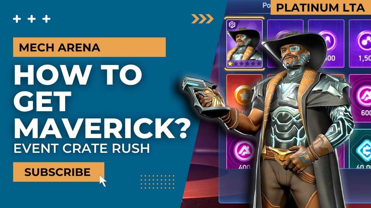 Maverick Pilot Unlock-Event Crate Rush - Mech Arena