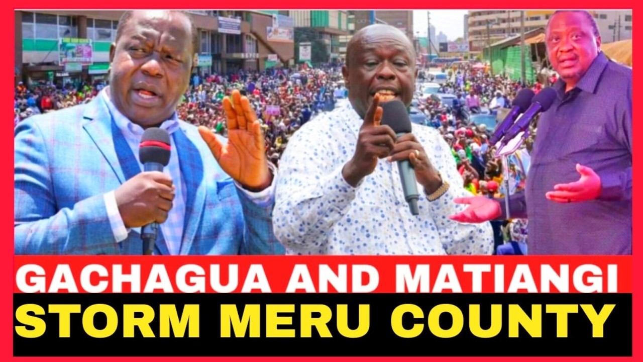 LIVE:GACHAGUA STORM THARAKA& MERU COUNTY FOR ONE TERM MOVEMENT