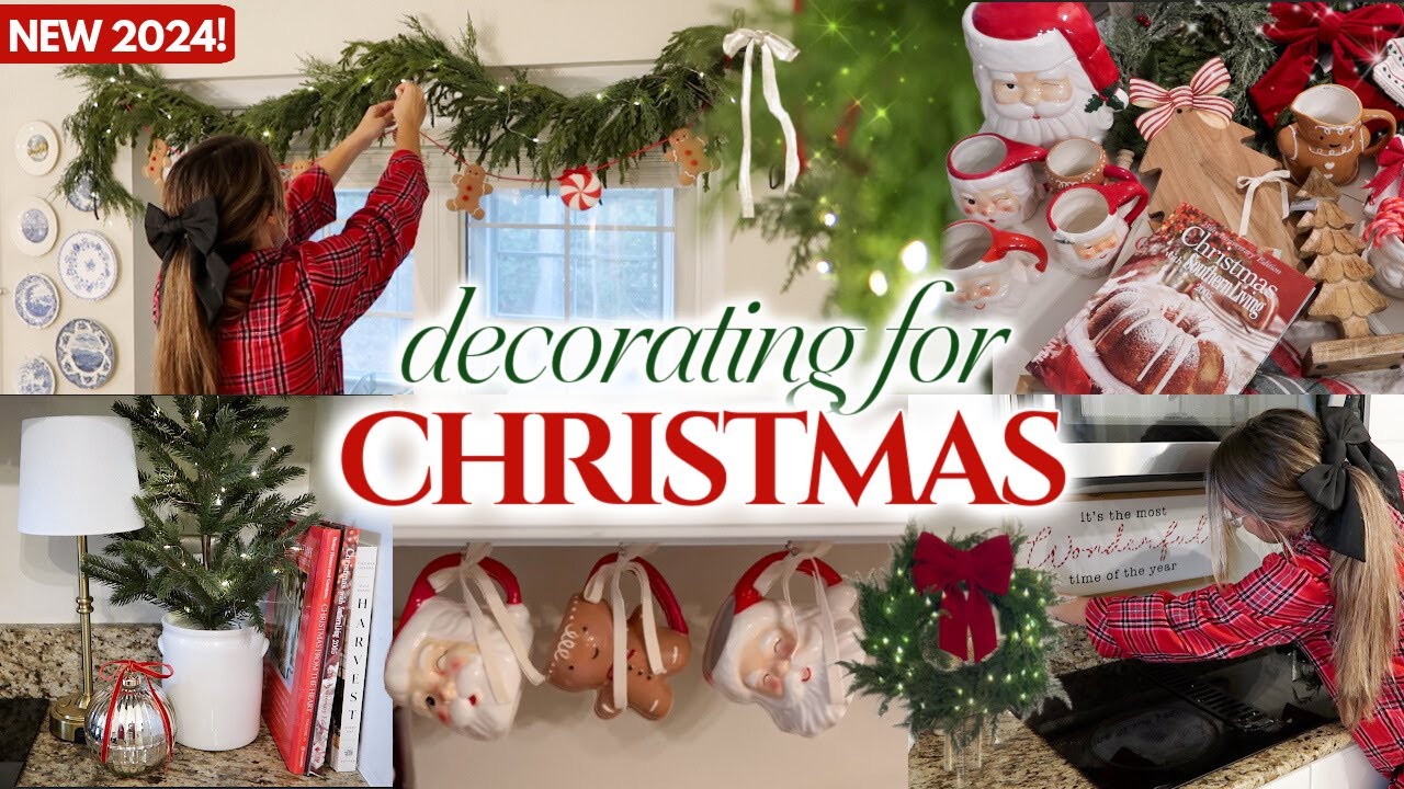 CHRISTMAS DECORATE WITH ME 🎄| DECORATING MY HOUSE FOR CHRISTMAS | traditional Christmas decor🎅🏻