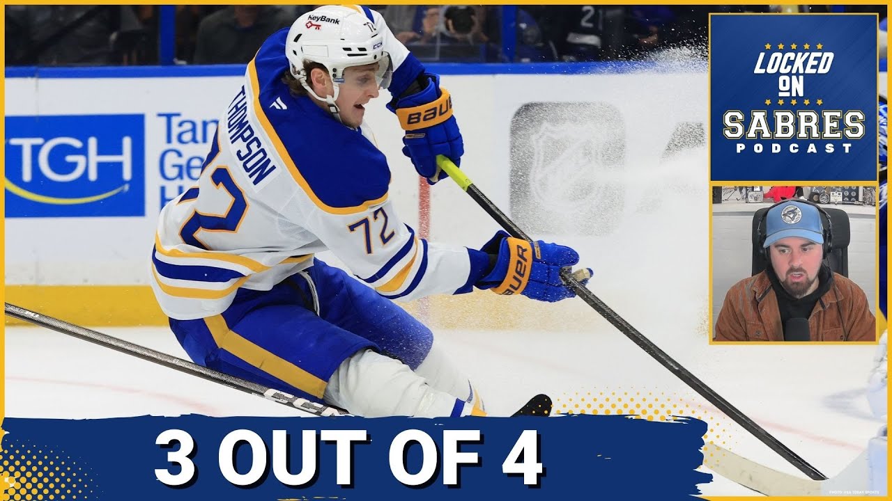 Buffalo Sabres blow late lead to the Lightning, BUT do get three of four points on road trip