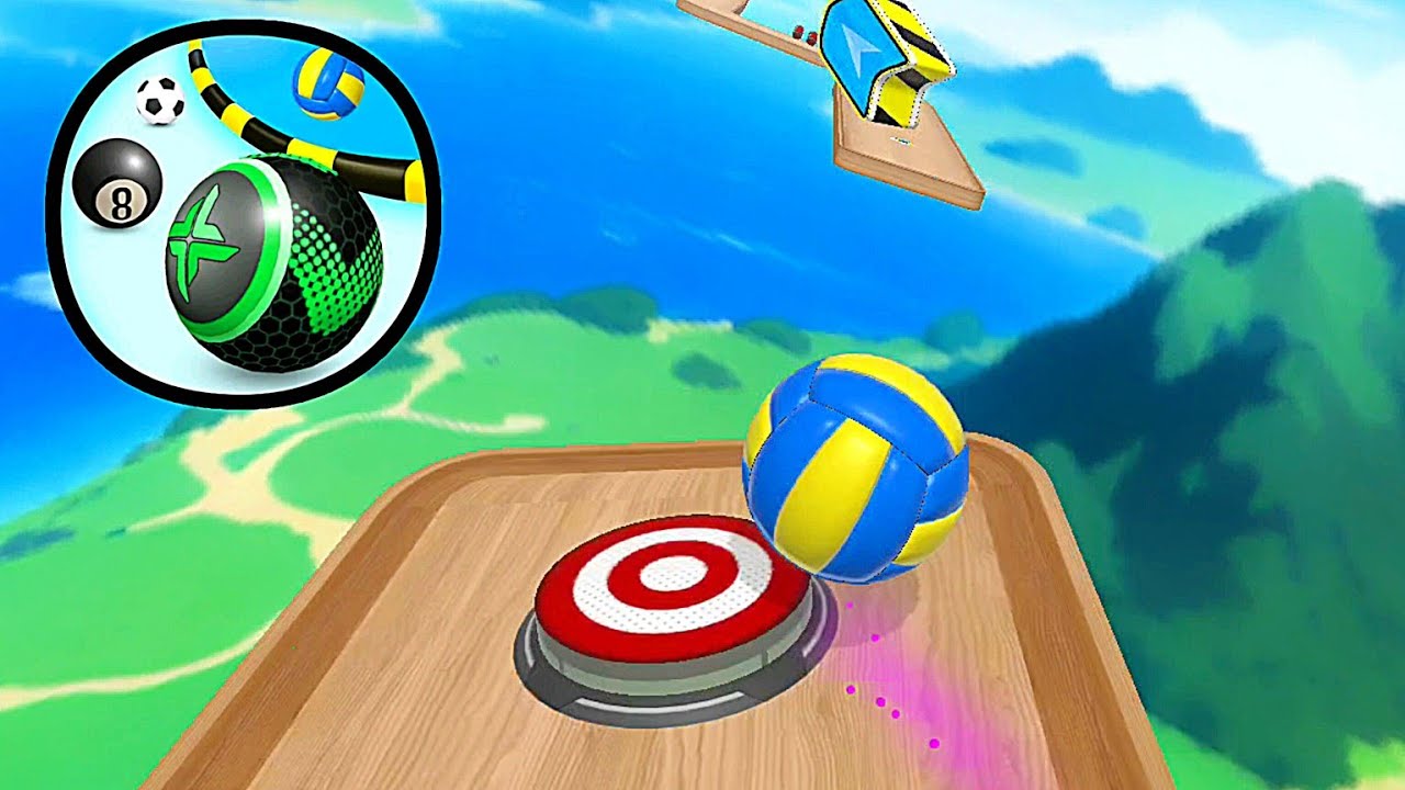 Racing Ball Rolling Adventure 🌈 Landscape Gameplay Android iOS 💥 Nafxitrix Gaming Game 3