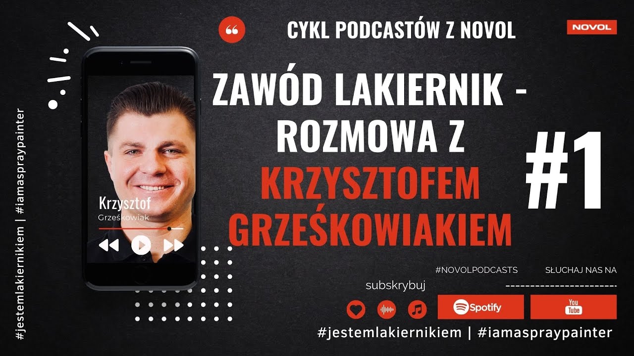 PL#NOVOLpodcasts​ 1 - Zawód Lakiernik - rozmowa z Krzysztofem Grześkowiakiem